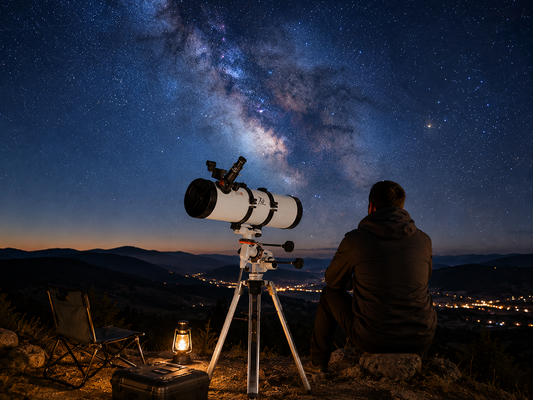 Télescope Astronomique 130 mm : Réflecteur 650 mm Haute Définition