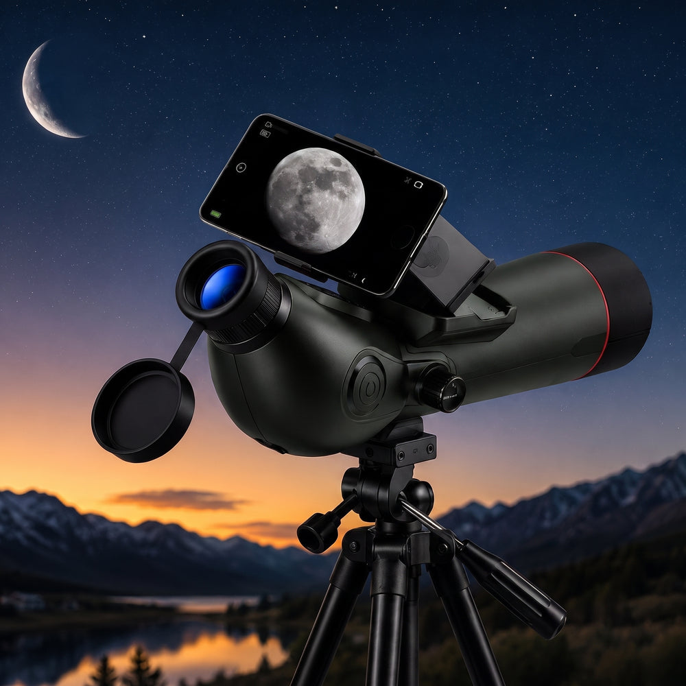 Longue-vue Astronomique pour Observer la Lune & Trépied Offert